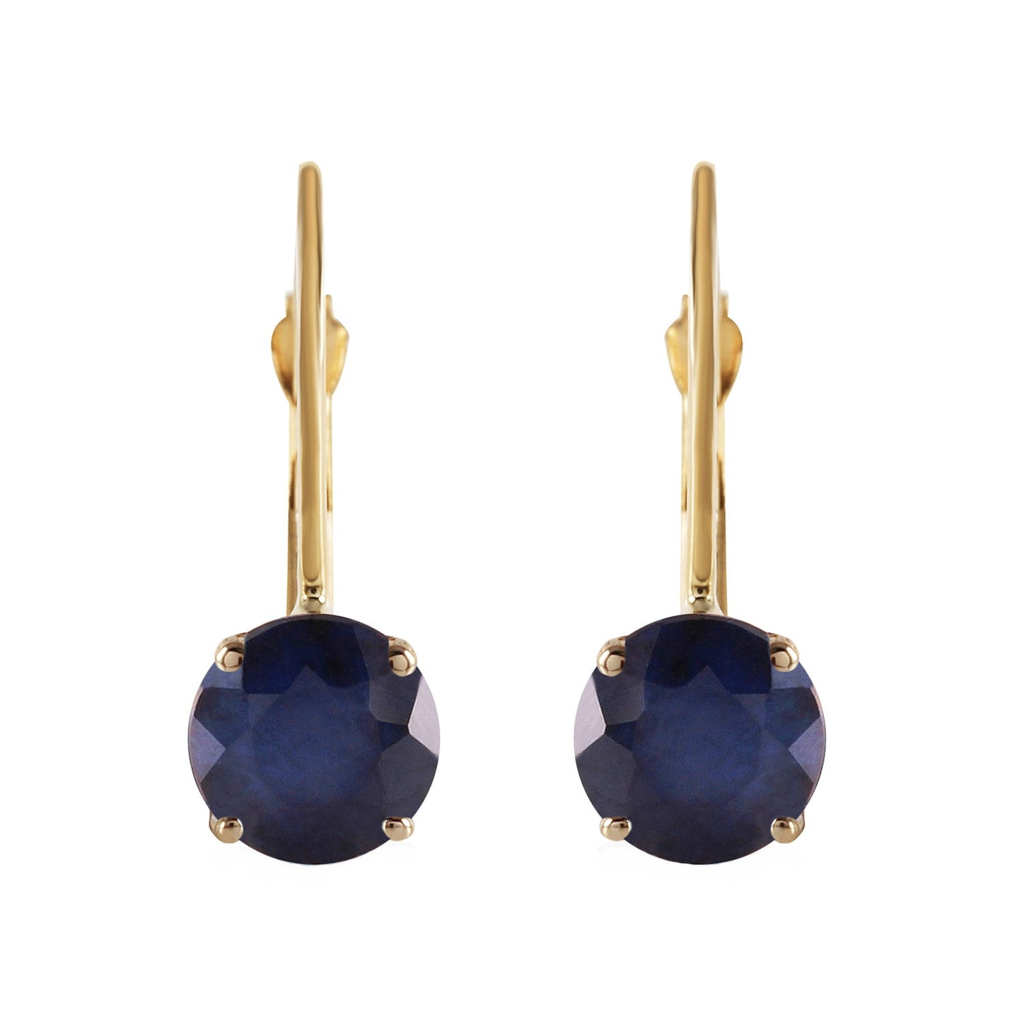 Zen Solitaire Sapphire Earrings