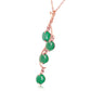Radiant Drops Emerald Necklace