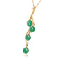 Radiant Drops Emerald Necklace