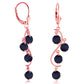 Whispering Tiers Sapphire Earrings