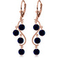 Whispering Tiers Sapphire Earrings