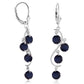 Whispering Tiers Sapphire Earrings
