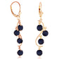 Whispering Tiers Sapphire Earrings