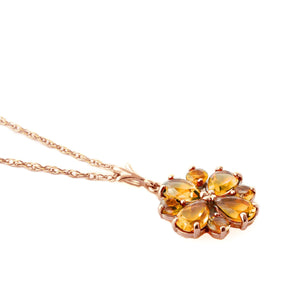 Royal Crest Citrine Necklace