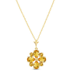 Royal Crest Citrine Necklace