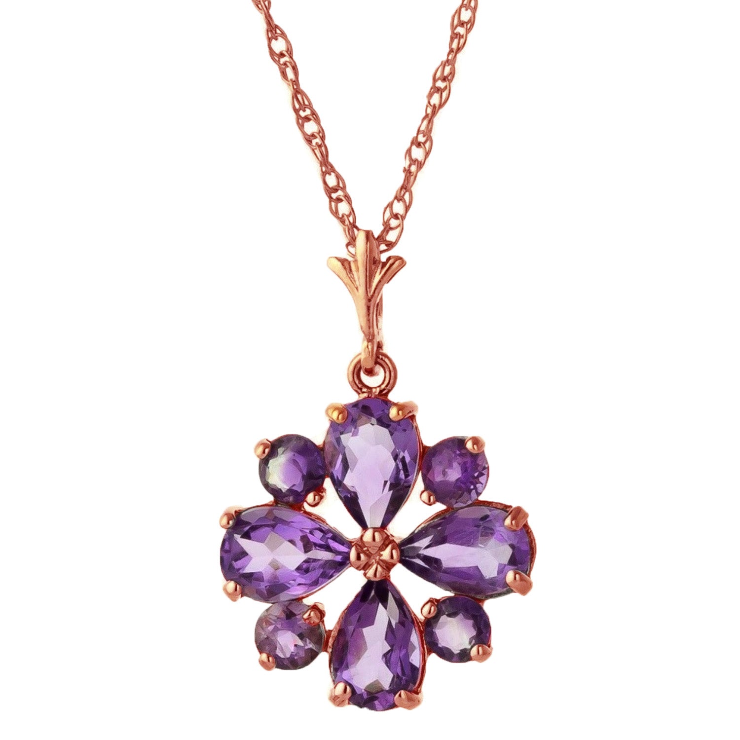 Royal Crest Amethyst Necklace