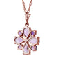 Serene Sparkle Amethyst Necklace