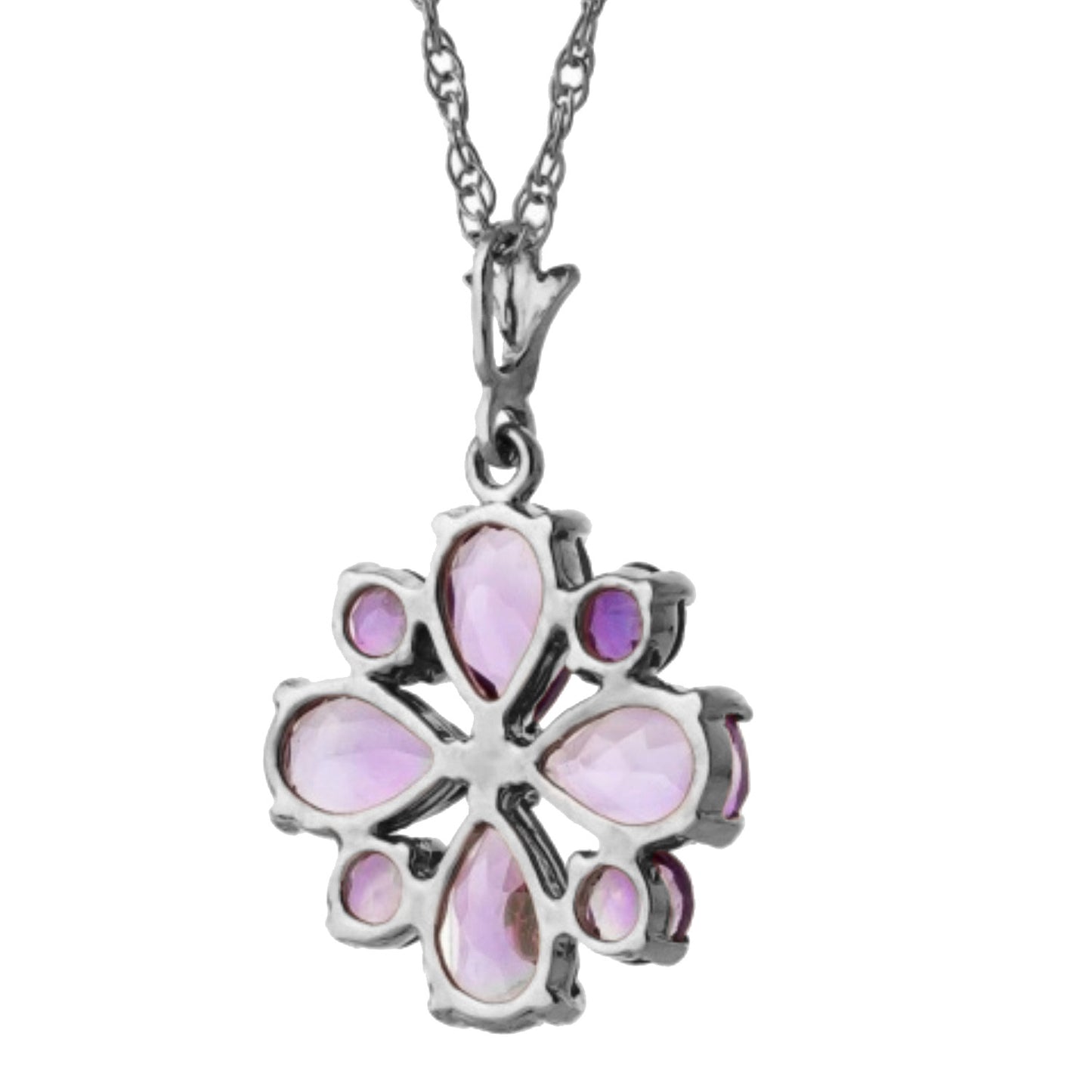 Serene Sparkle Amethyst Necklace