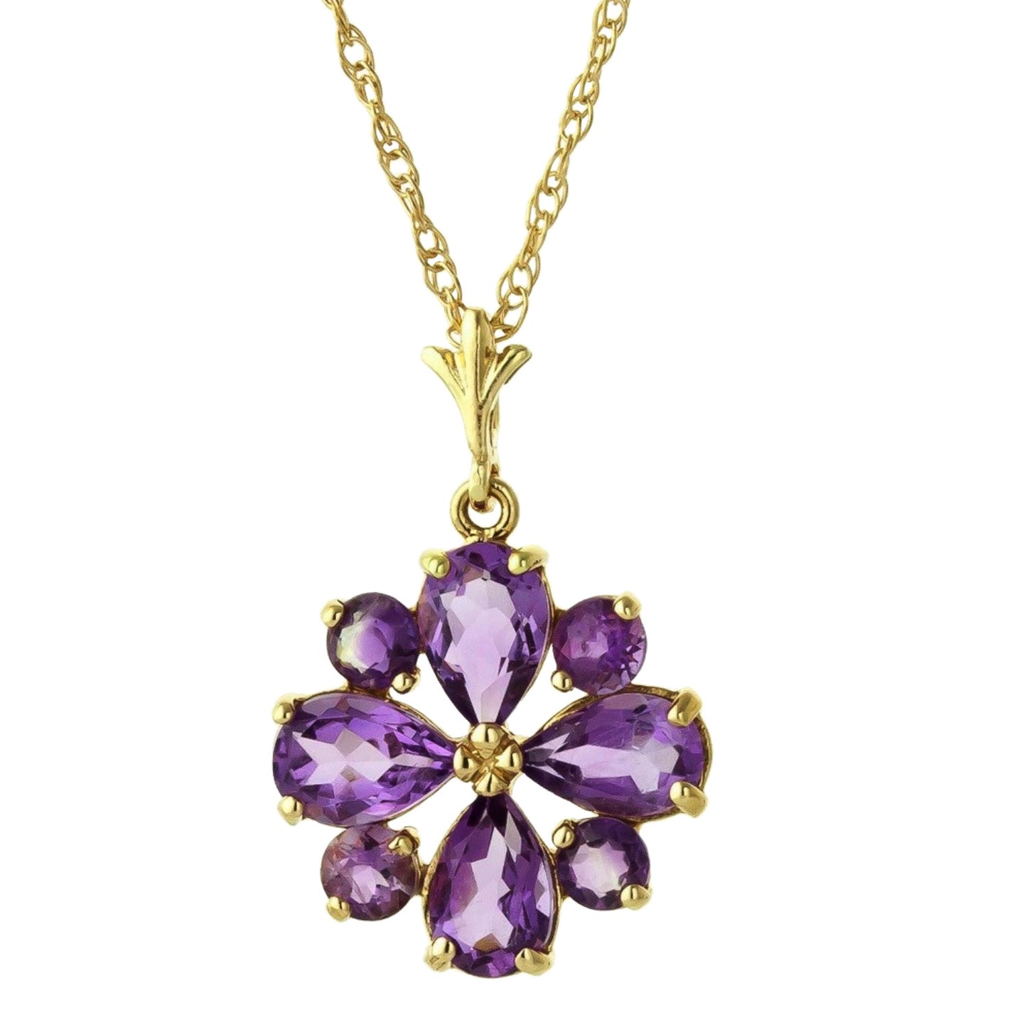 Serene Sparkle Amethyst Necklace