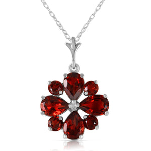 Royal Crest Garnet Necklace