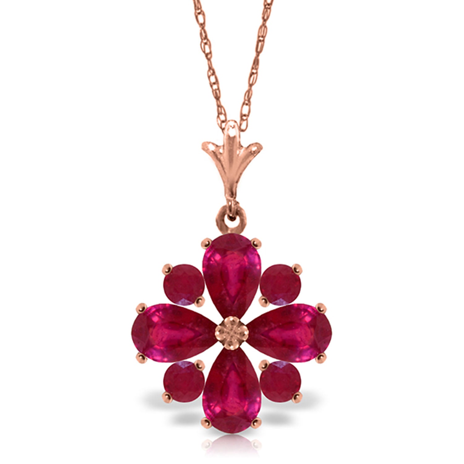 Royal Crest Ruby Necklace