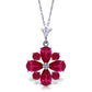 Serene Sparkle Ruby Necklace
