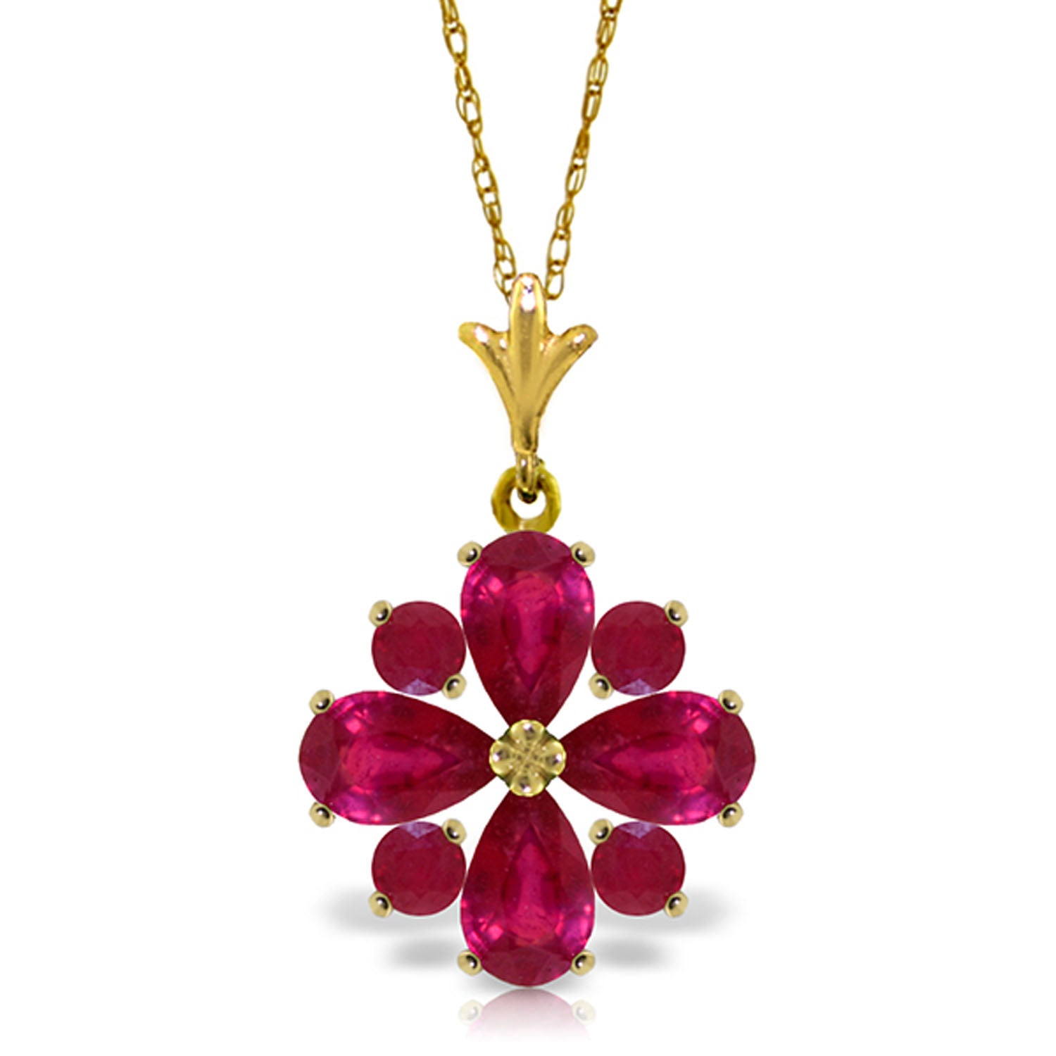 Royal Crest Ruby Necklace