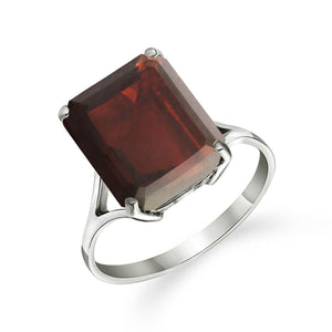 Essential Facet Garnet Ring