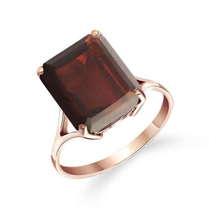 Essential Facet Garnet Ring