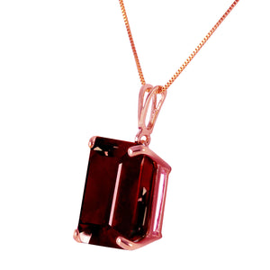 Shimmering Cuts Garnet Necklace