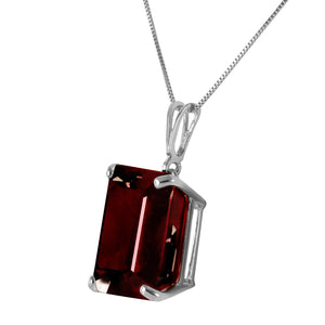 Shimmering Cuts Garnet Necklace