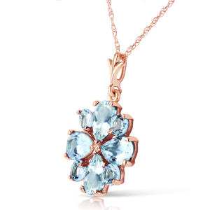 Royal Crest Aquamarine Necklace