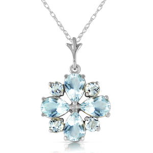 Royal Crest Aquamarine Necklace