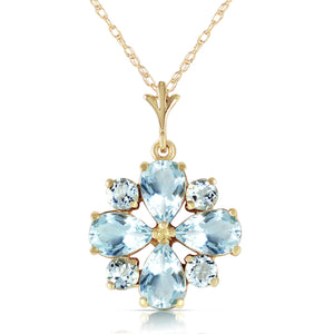 Royal Crest Aquamarine Necklace