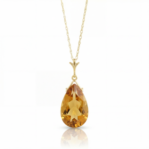 Lunar Glow Citrine Neckalce