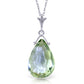 Lunar Glow Green Amethyst Necklace