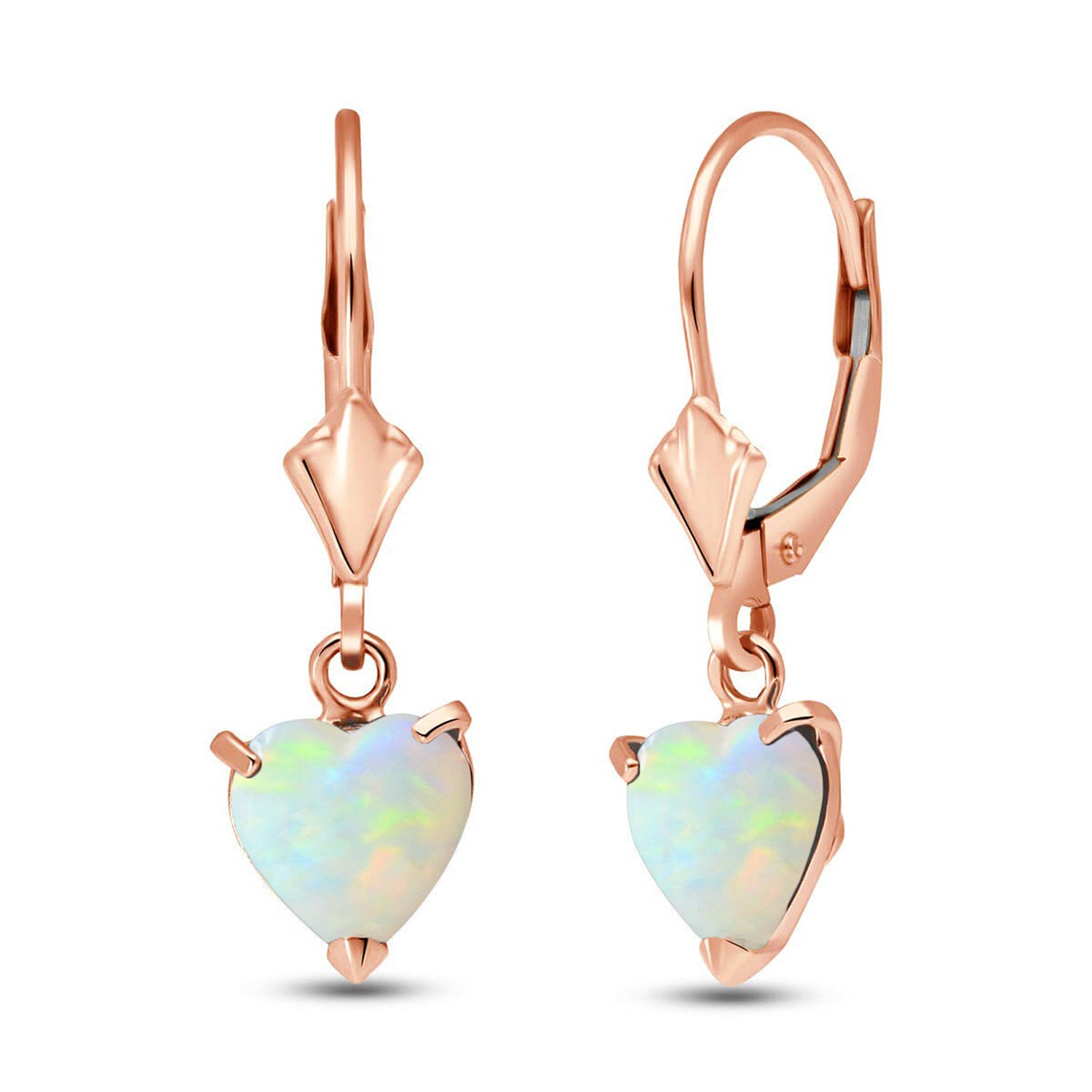 Eternal Love Opal Leverback Earrings