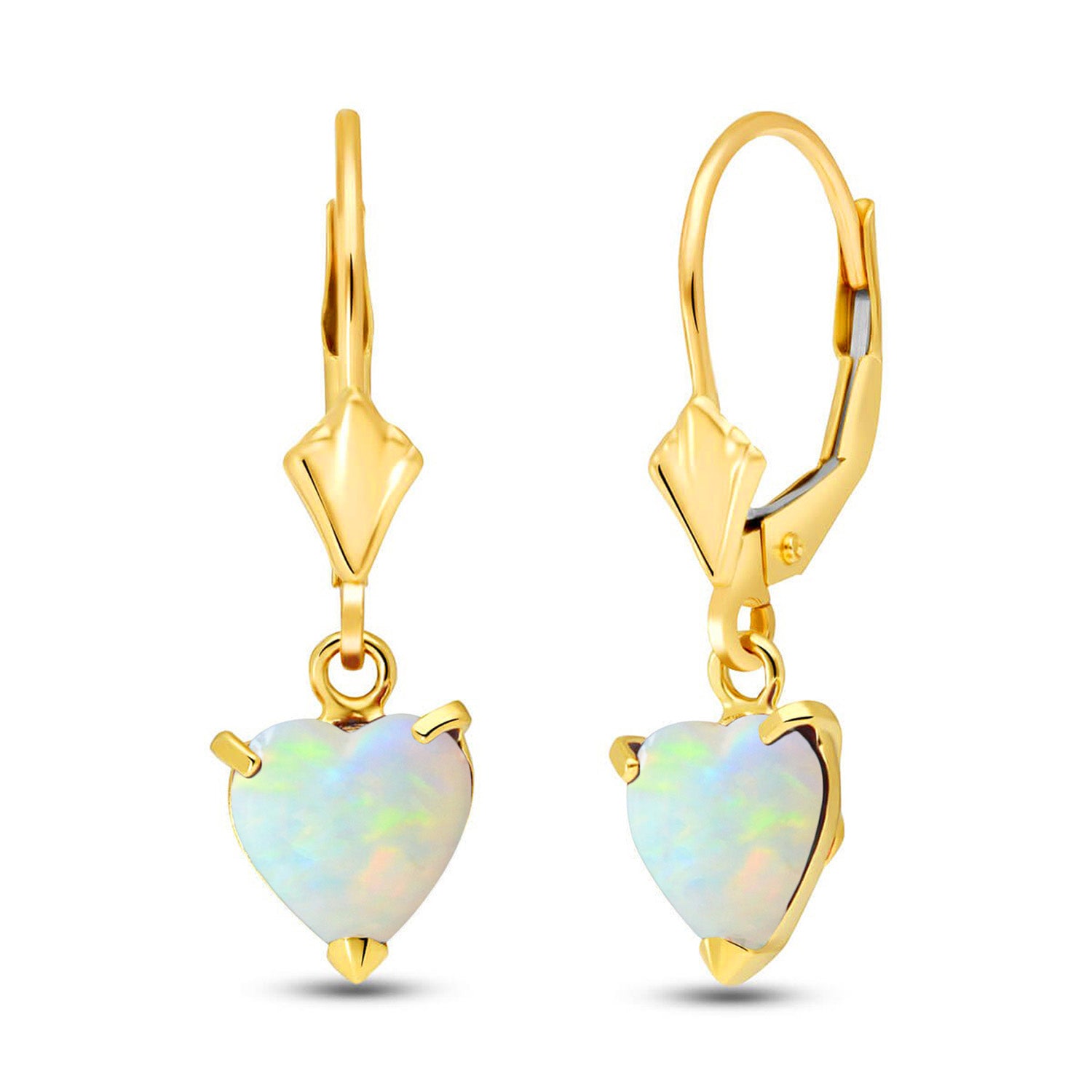 Eternal Love Opal Leverback Earrings