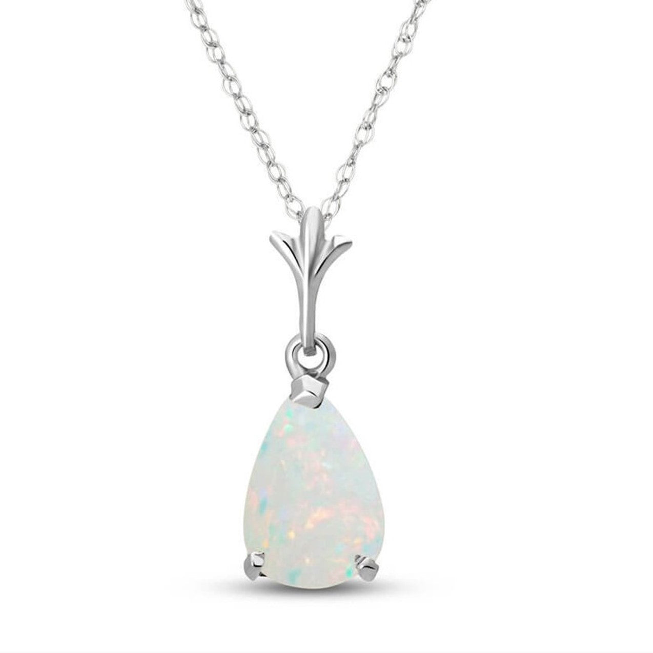 Gentle Droplet Opal Necklace