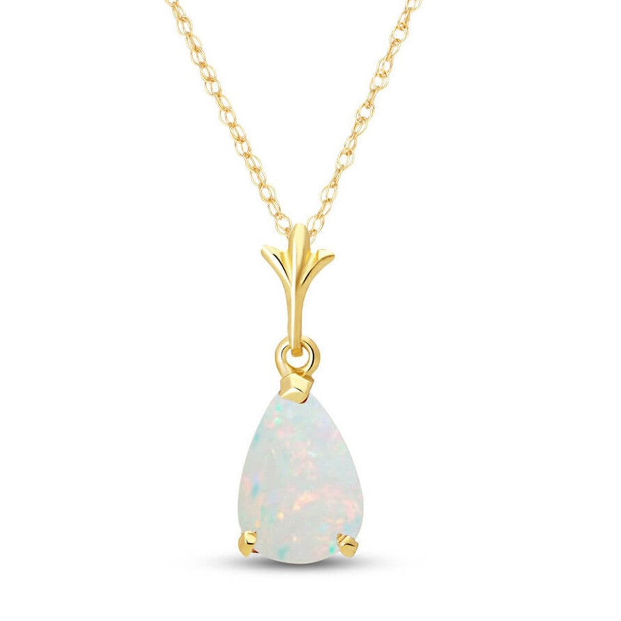 Gentle Droplet Opal Necklace