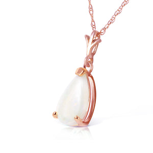 Gentle Droplet Opal Necklace