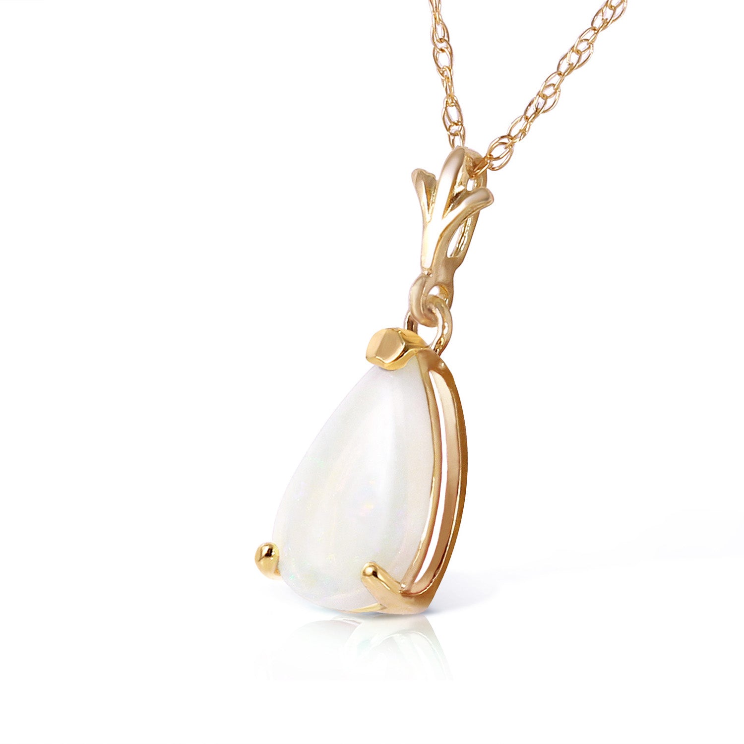 Gentle Droplet Opal Necklace