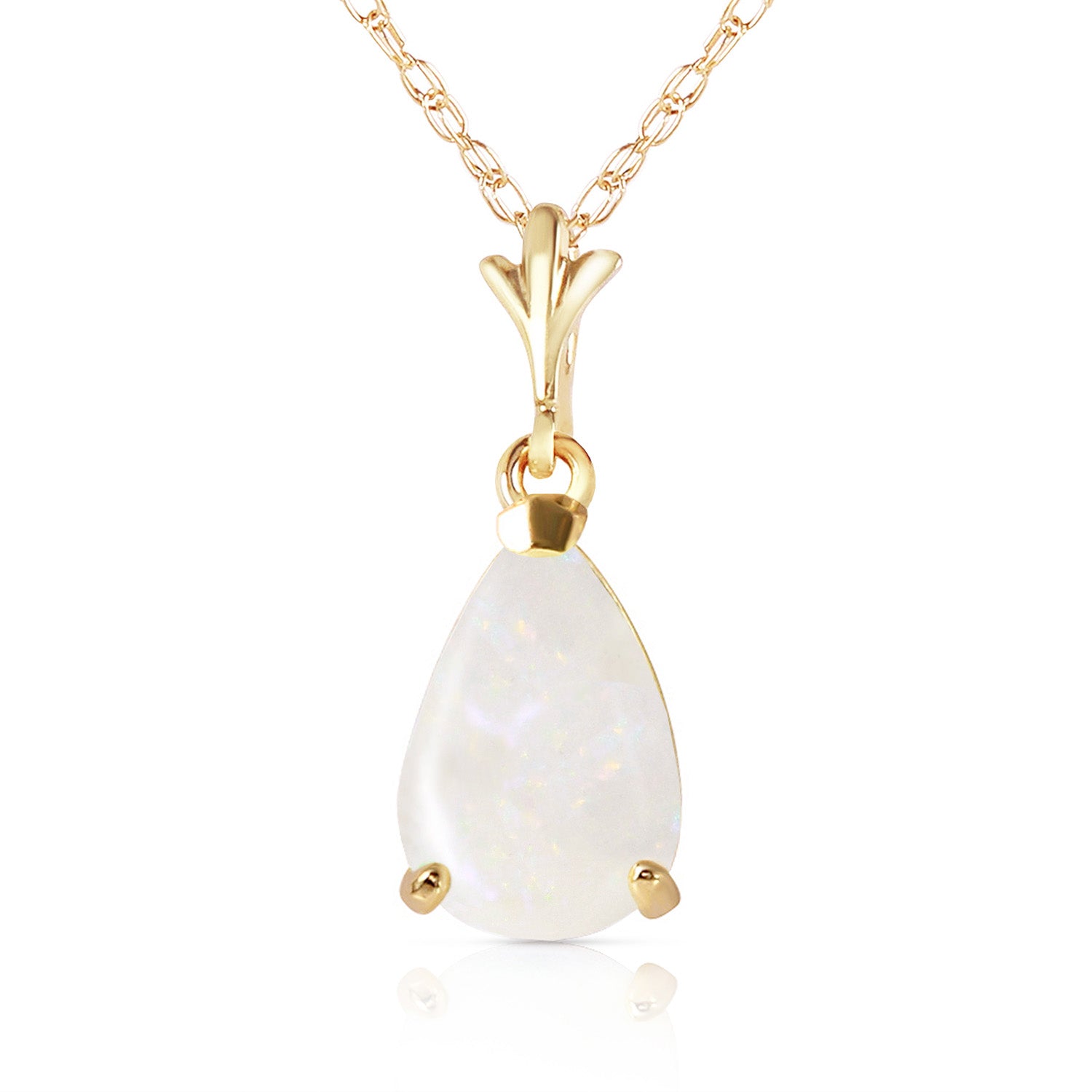 Gentle Droplet Opal Necklace