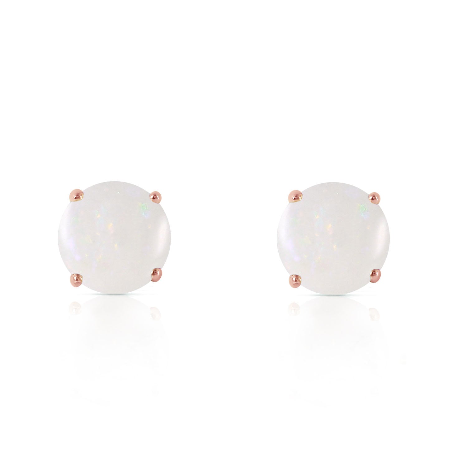 Subtle Sparkle Opal Earrings