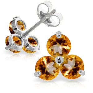 Petal Prism Citrine Earrings