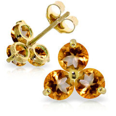 Petal Prism Citrine Earrings