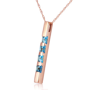 Evergreen Harmony Blue Topaz Necklace