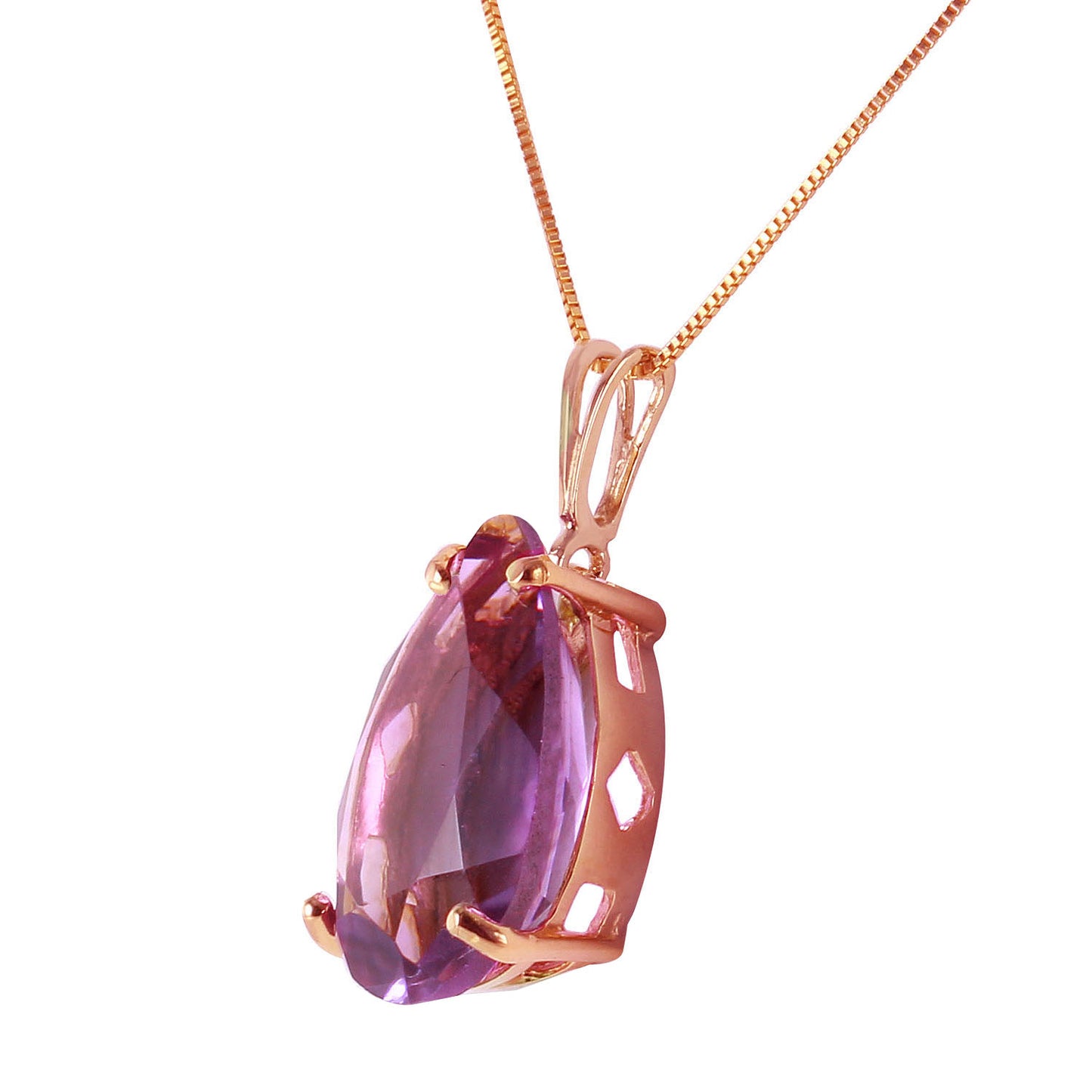 Hidden Light Purple Amethyst Necklace