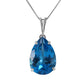 Hidden Light Blue Topaz Necklace