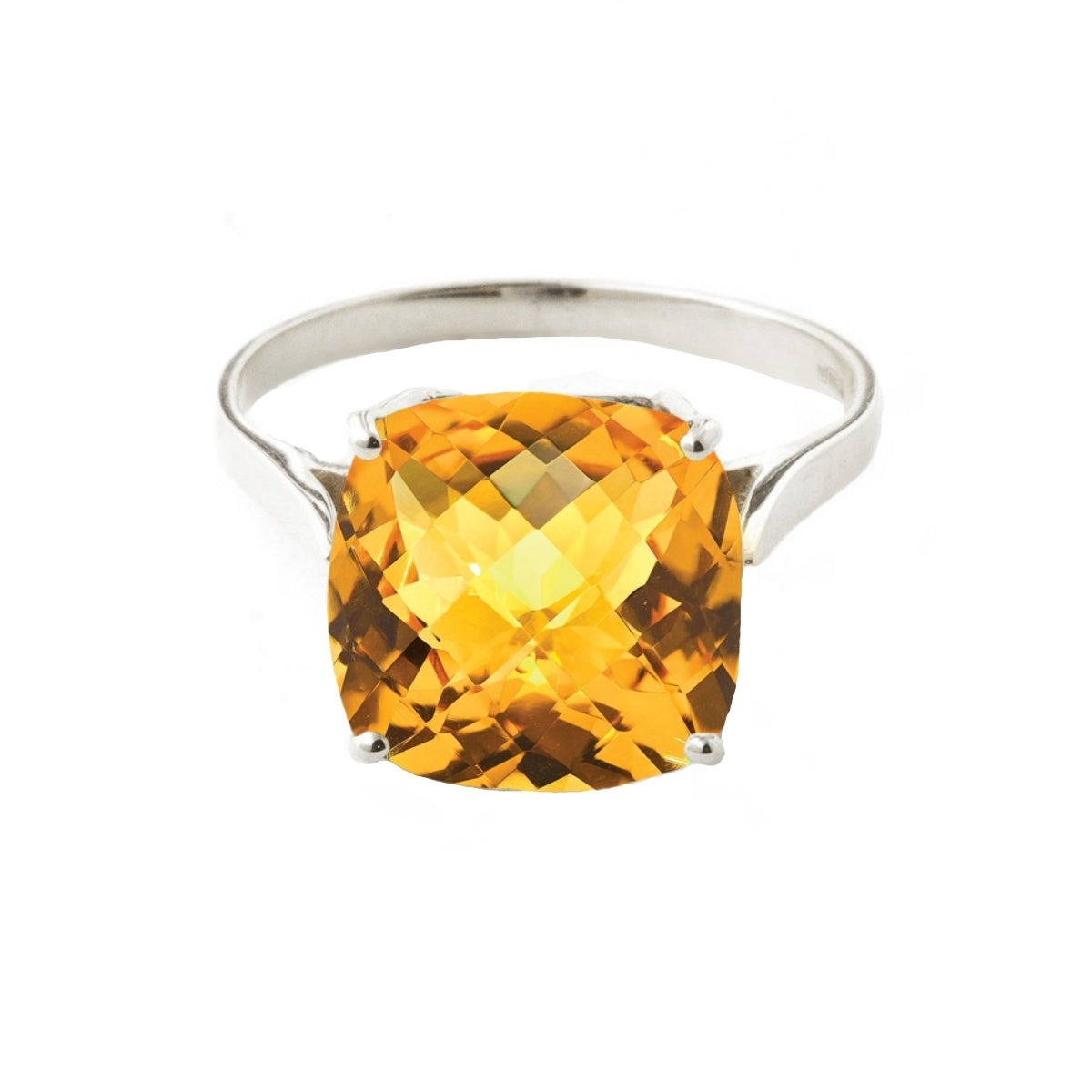 Elegant Spark Citrine Ring