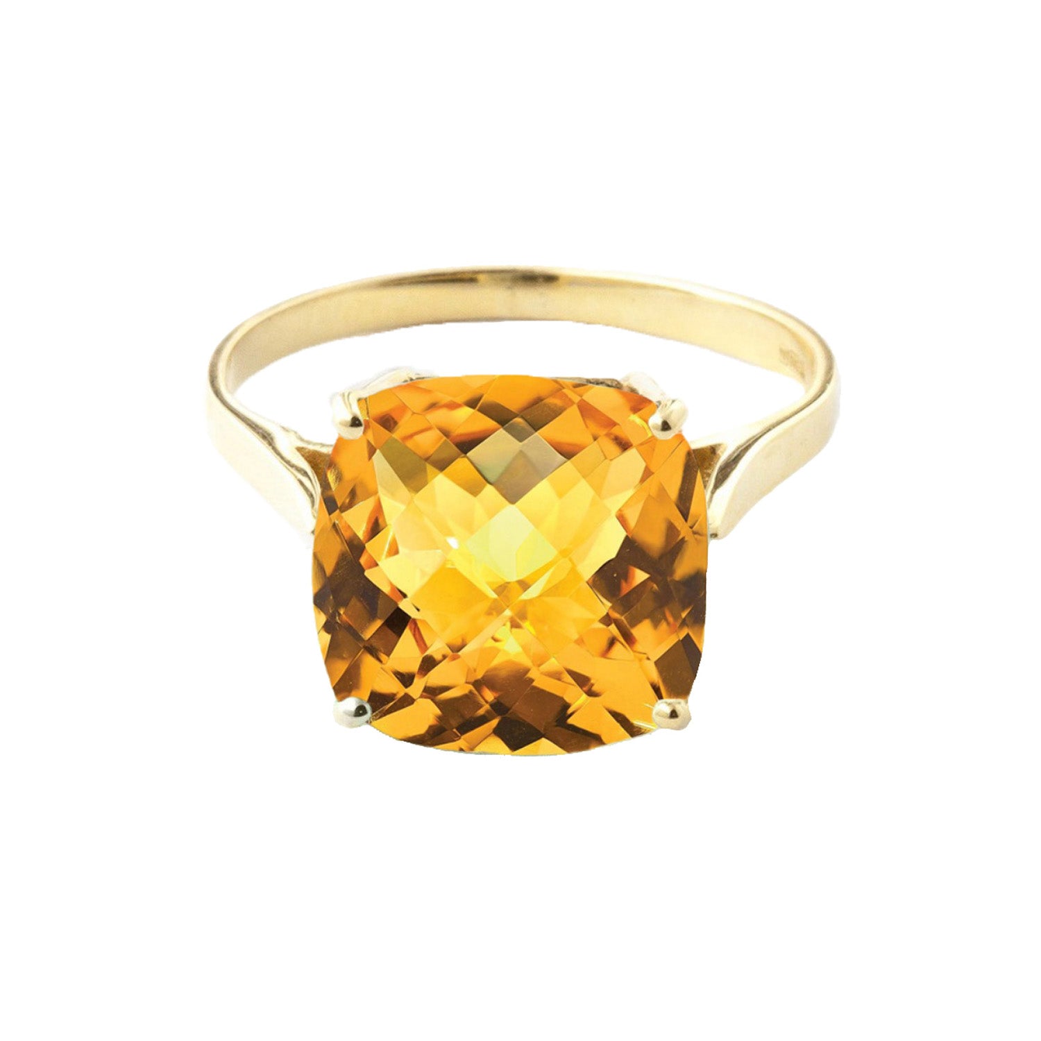 Elegant Spark Citrine Ring