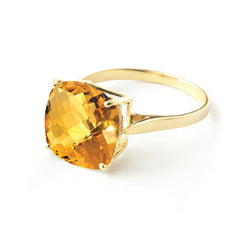 Elegant Spark Citrine Ring