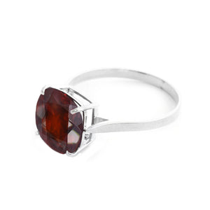 Elegant Spark Garnet Ring