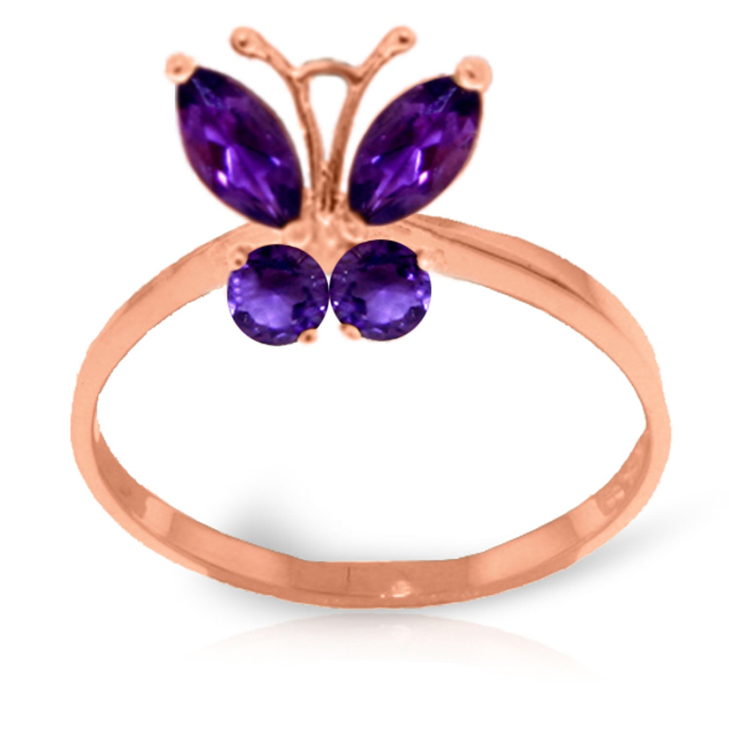 Autumn Breeze Amethyst Ring