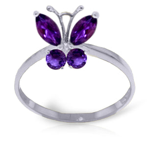 Autumn Breeze Amethyst Ring