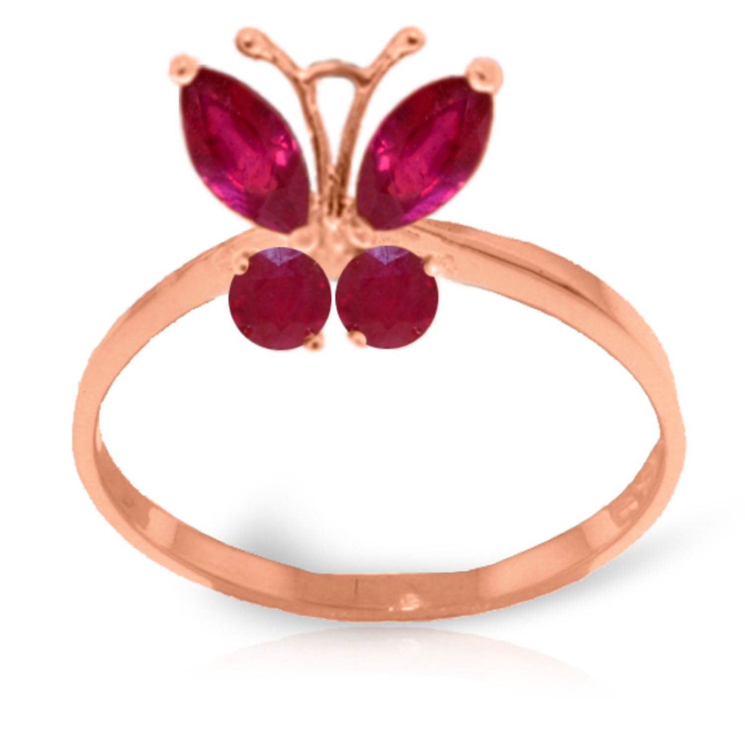 Autumn Breeze Ruby Ring