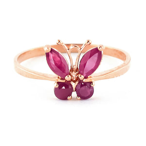 Autumn Breeze Ruby Ring