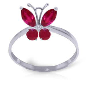 Autumn Breeze Ruby Ring