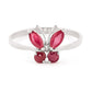 Autumn Breeze Ruby Ring