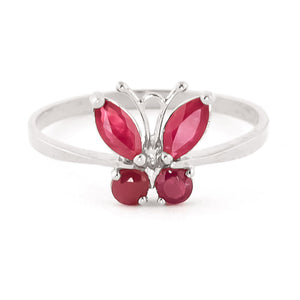 Autumn Breeze Ruby Ring